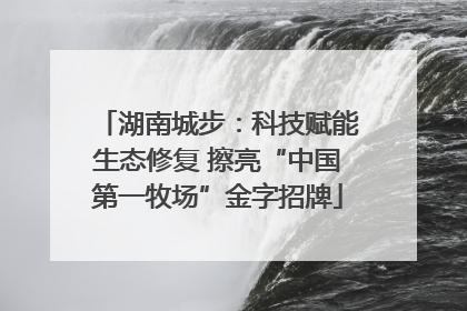 湖南城步：科技赋能生态修复 擦亮“中国第一牧场”金字招牌